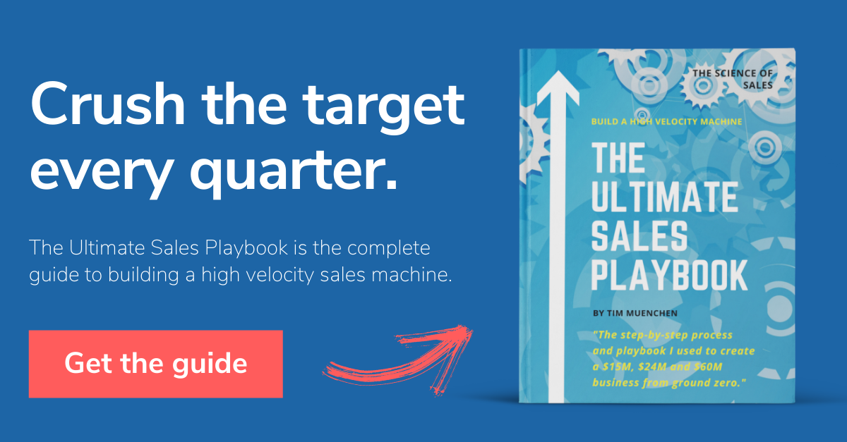 The Ultimate Sales Playbook - Tim Muenchen | Digital Marketing & Sales ...